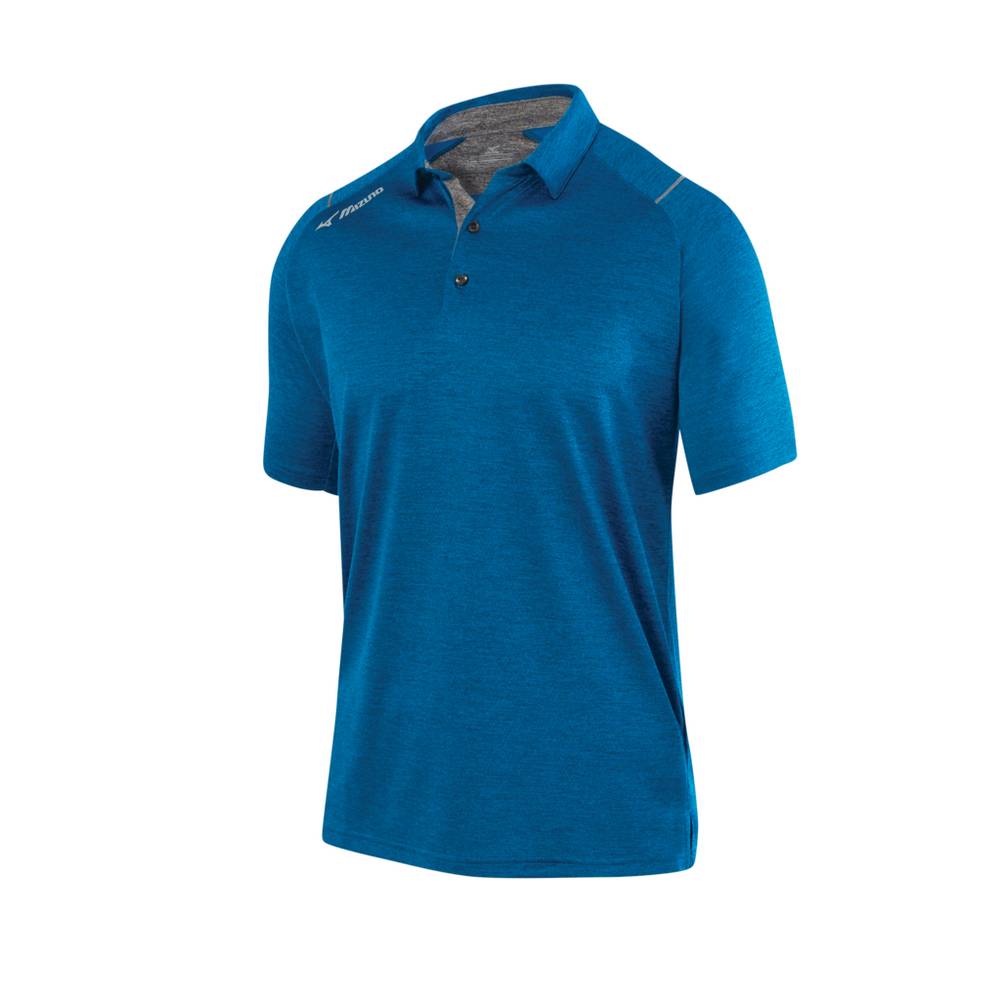 Polo Mizuno Comp Hombre Azul Real Outlet BJSM-06251